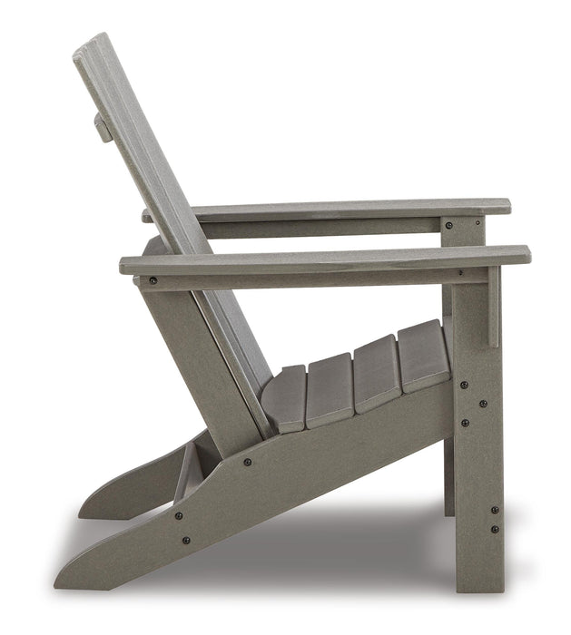 Visola Outdoor Adirondack Chair Set with End Table - Bill's Discount Center (Bradenton, FL)