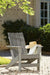 Visola Outdoor Adirondack Chair Set with End Table - Bill's Discount Center (Bradenton, FL)