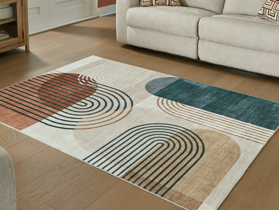 Farrendale Washable Area Rug - Bill's Discount Center (Bradenton, FL)
