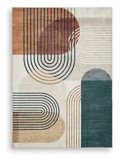 Farrendale Washable Area Rug - Bill's Discount Center (Bradenton, FL)