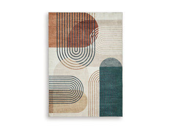 Farrendale Washable Area Rug - Bill's Discount Center (Bradenton, FL)