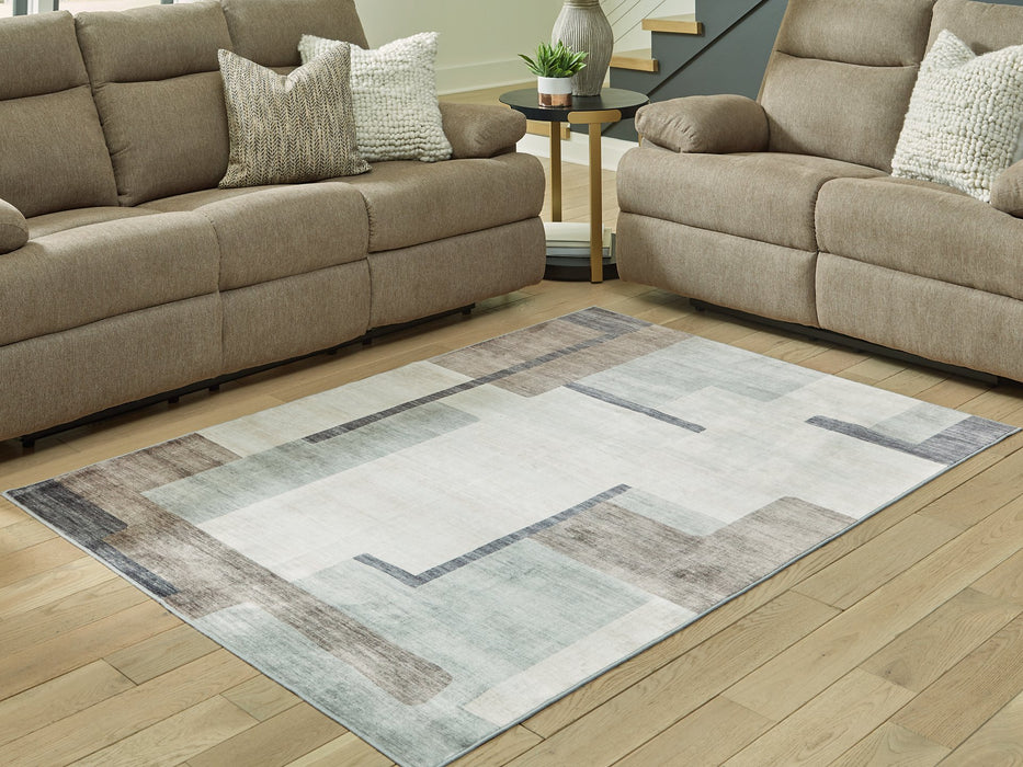 Larkport Washable Area Rug - Bill's Discount Center (Bradenton, FL)
