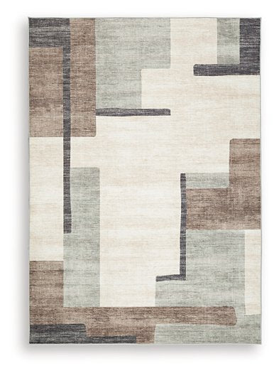 Larkport Washable Area Rug - Bill's Discount Center (Bradenton, FL)