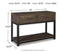 Johurst Sofa/Console Table - Bill's Discount Center (Bradenton, FL)