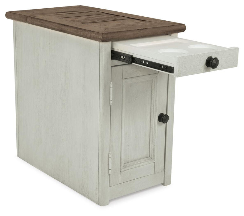 Bolanburg Chairside End Table with USB Ports & Outlets - Bill's Discount Center (Bradenton, FL)