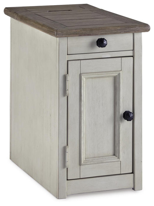 Bolanburg Chairside End Table with USB Ports & Outlets - Bill's Discount Center (Bradenton, FL)