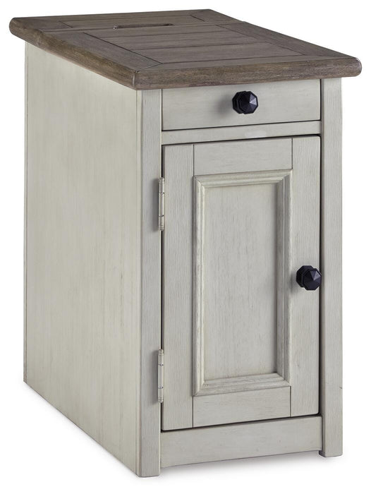 Bolanburg Chairside End Table with USB Ports & Outlets - Bill's Discount Center (Bradenton, FL)