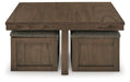 Boardernest Coffee Table with 4 Stools - Bill's Discount Center (Bradenton, FL)