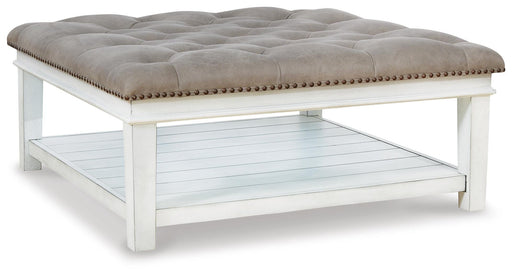 Kanwyn Upholstered Ottoman Coffee Table - Bill's Discount Center (Bradenton, FL)