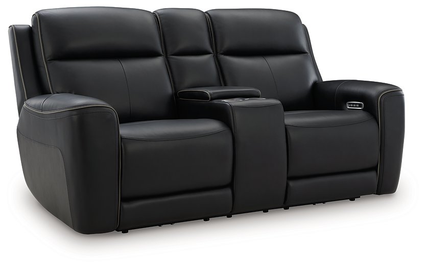 5Z-Relaxation Power Reclining Loveseat with Console - Bill's Discount Center (Bradenton, FL)
