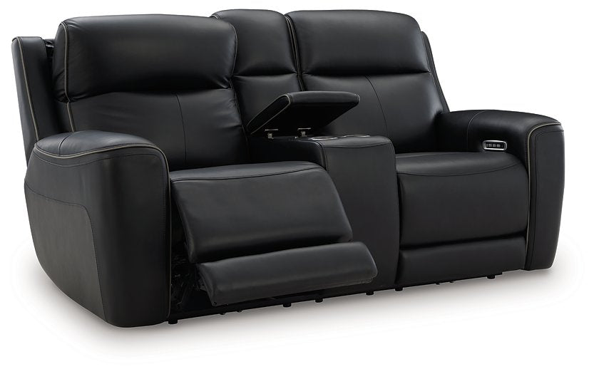 5Z-Relaxation Power Reclining Loveseat with Console - Bill's Discount Center (Bradenton, FL)