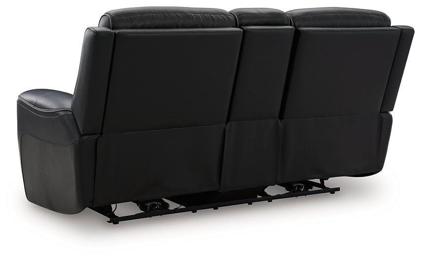 5Z-Relaxation Power Reclining Loveseat with Console - Bill's Discount Center (Bradenton, FL)