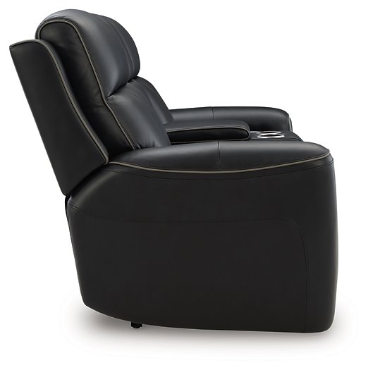5Z-Relaxation Power Reclining Loveseat with Console - Bill's Discount Center (Bradenton, FL)
