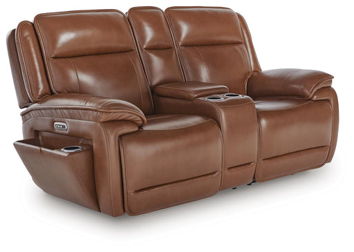 Healy Pier Power Reclining Loveseat with Console - Bill's Discount Center (Bradenton, FL)