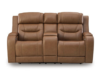 Knightington Power Reclining Loveseat with Audio Seating - Bill's Discount Center (Bradenton, FL)