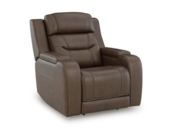 Knightington Power Recliner with Audio Seating - Bill's Discount Center (Bradenton, FL)