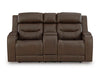 Knightington Power Reclining Loveseat with Audio Seating - Bill's Discount Center (Bradenton, FL)
