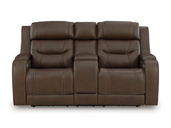 Knightington Power Reclining Loveseat with Audio Seating - Bill's Discount Center (Bradenton, FL)
