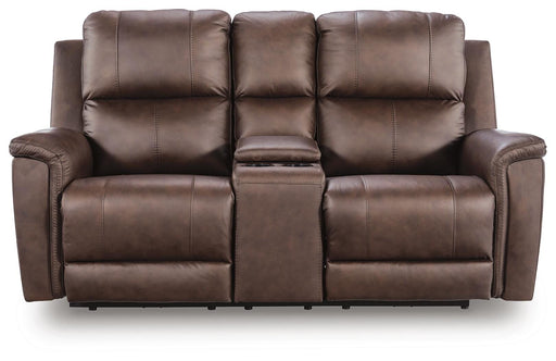 Bleckley Power Reclining Loveseat with Console - Bill's Discount Center (Bradenton, FL)