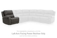 5Z - Pittson Power Reclining Sectional Loveseat with Console - Bill's Discount Center (Bradenton, FL)