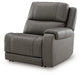 5Z - Pittson Power Reclining Sectional Loveseat with Console - Bill's Discount Center (Bradenton, FL)