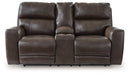 Crossplex Power Reclining Loveseat with Console - Bill's Discount Center (Bradenton, FL)