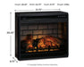 Wildenauer 76" TV Stand with Electric Fireplace - Bill's Discount Center (Bradenton, FL)