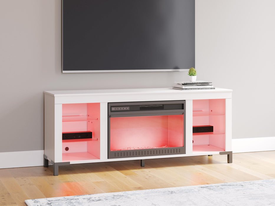 Brollevi 60" TV Stand with Electric Fireplace - Bill's Discount Center (Bradenton, FL)
