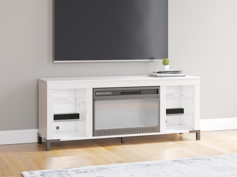 Brollevi 60" TV Stand with Electric Fireplace - Bill's Discount Center (Bradenton, FL)