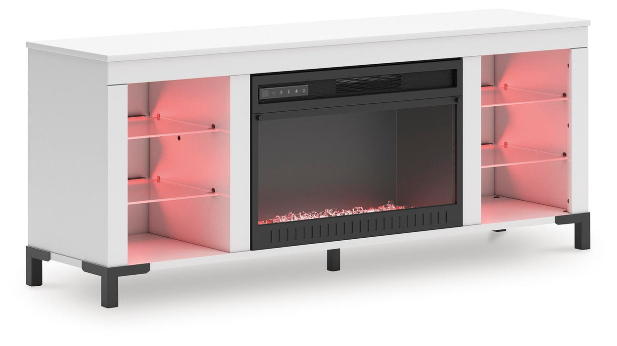 Brollevi 60" TV Stand with Electric Fireplace - Bill's Discount Center (Bradenton, FL)