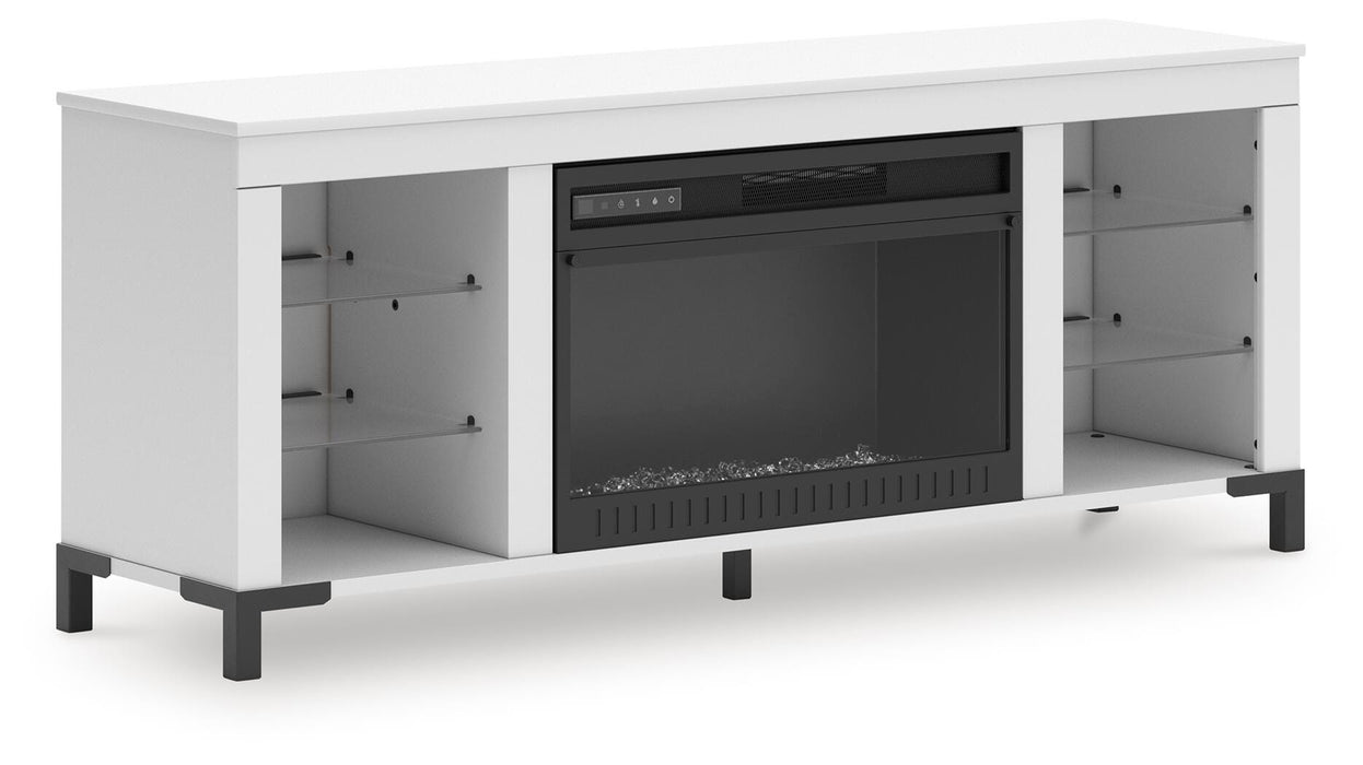 Brollevi 60" TV Stand with Electric Fireplace - Bill's Discount Center (Bradenton, FL)