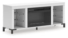 Brollevi 60" TV Stand with Electric Fireplace - Bill's Discount Center (Bradenton, FL)