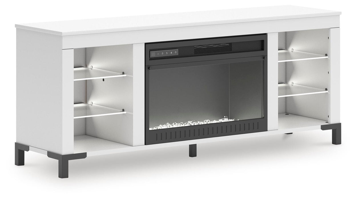 Brollevi 60" TV Stand with Electric Fireplace - Bill's Discount Center (Bradenton, FL)