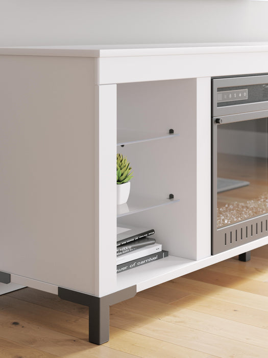 Brollevi 60" TV Stand with Electric Fireplace - Bill's Discount Center (Bradenton, FL)