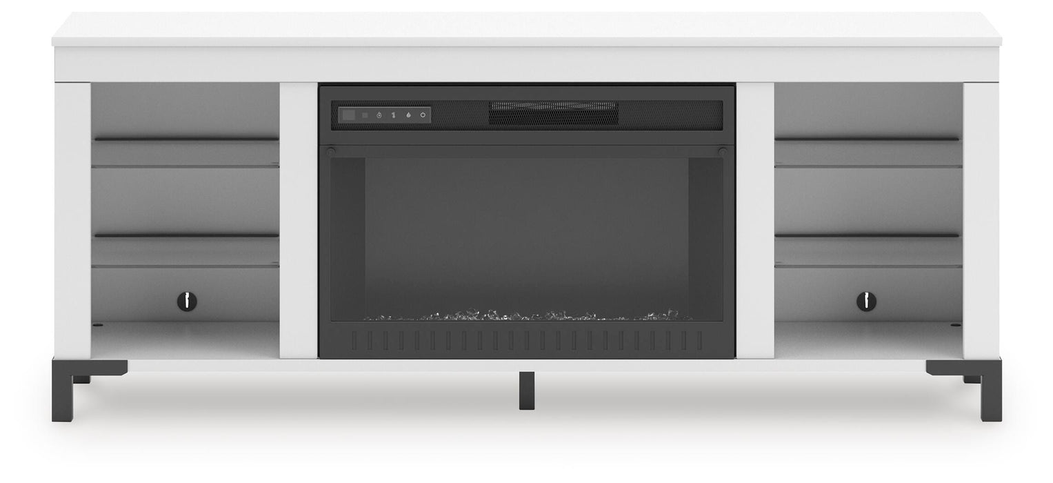 Brollevi 60" TV Stand with Electric Fireplace - Bill's Discount Center (Bradenton, FL)
