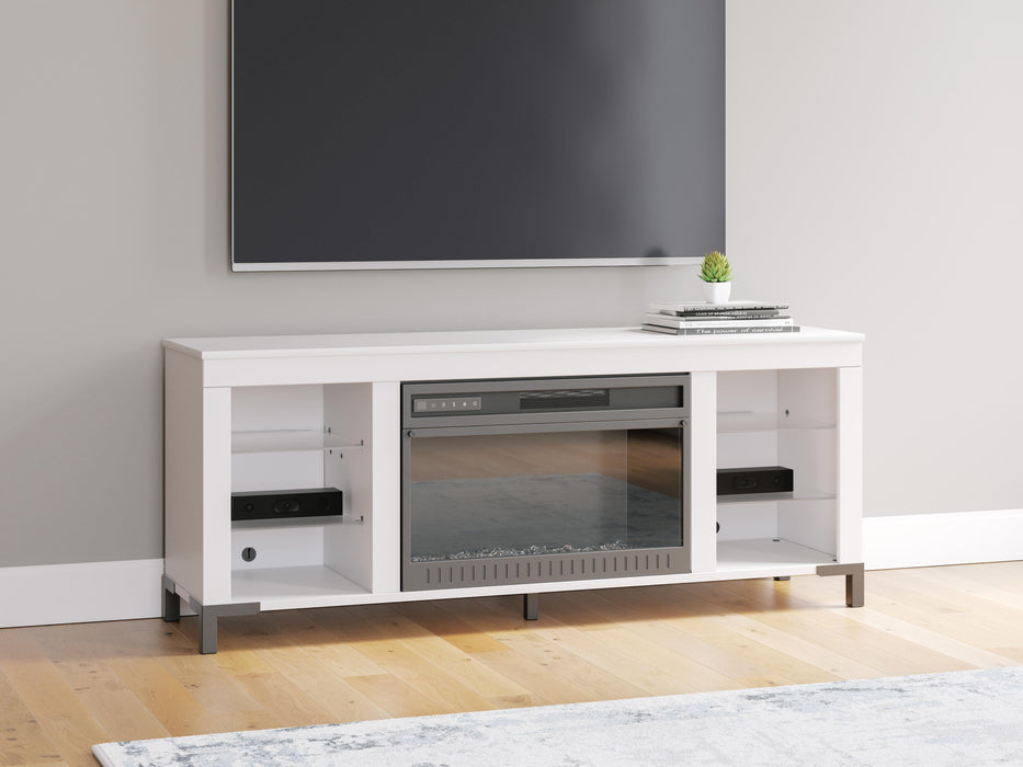 Brollevi 60" TV Stand with Electric Fireplace - Bill's Discount Center (Bradenton, FL)