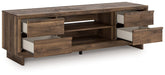 Zadilyn 72" TV Stand with Electric Fireplace - Bill's Discount Center (Bradenton, FL)