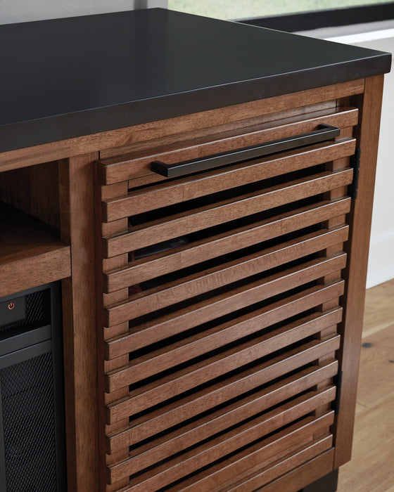 Kallari 84" TV Stand with Electric Fireplace - Bill's Discount Center (Bradenton, FL)
