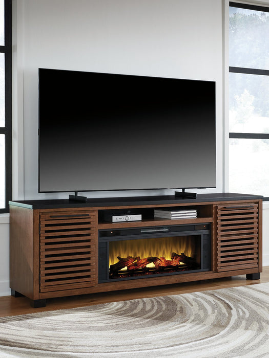 Kallari 84" TV Stand with Electric Fireplace - Bill's Discount Center (Bradenton, FL)
