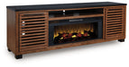 Kallari 84" TV Stand with Electric Fireplace - Bill's Discount Center (Bradenton, FL)