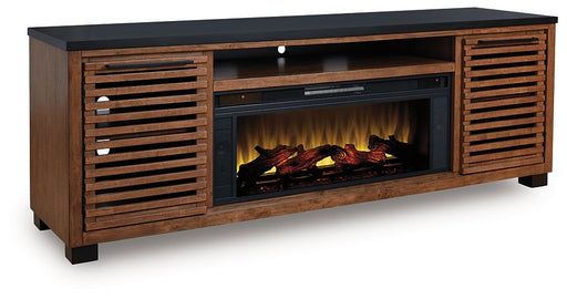 Kallari 84" TV Stand with Electric Fireplace - Bill's Discount Center (Bradenton, FL)
