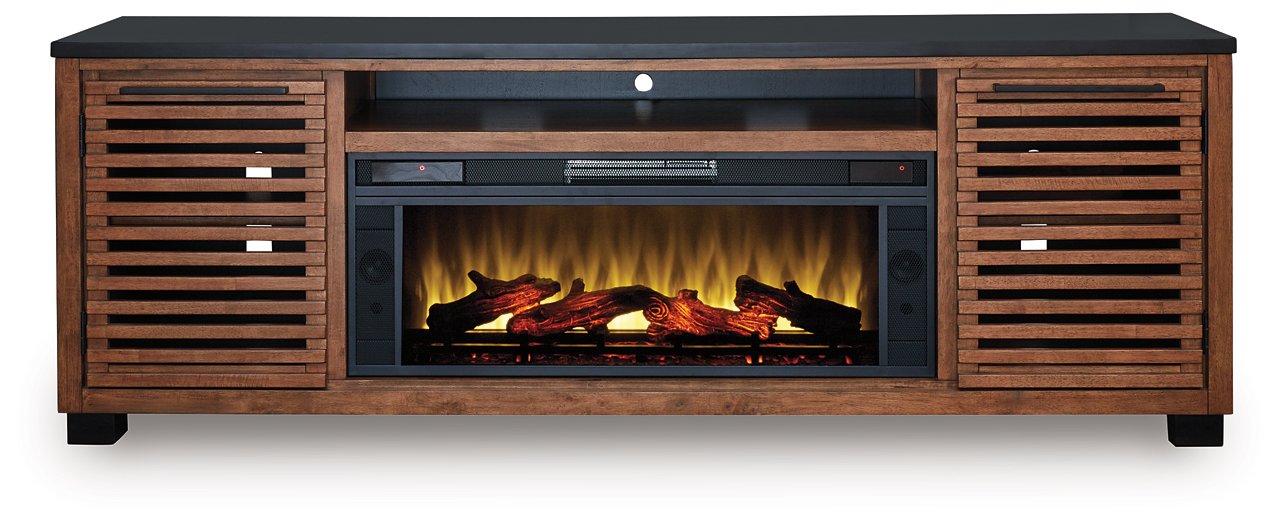 Kallari 84" TV Stand with Electric Fireplace - Bill's Discount Center (Bradenton, FL)